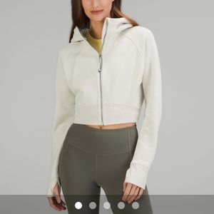 Lululemon Scuba Full Zip Cropped Hoodie